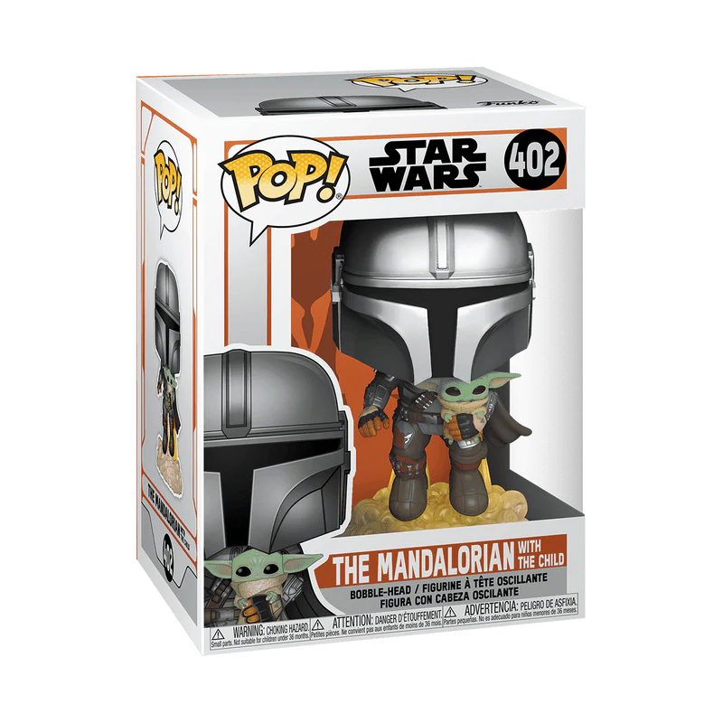 Funko Pop! Star Wars The Mandalorian - The Mandalorian Flying w/ Jet Pack