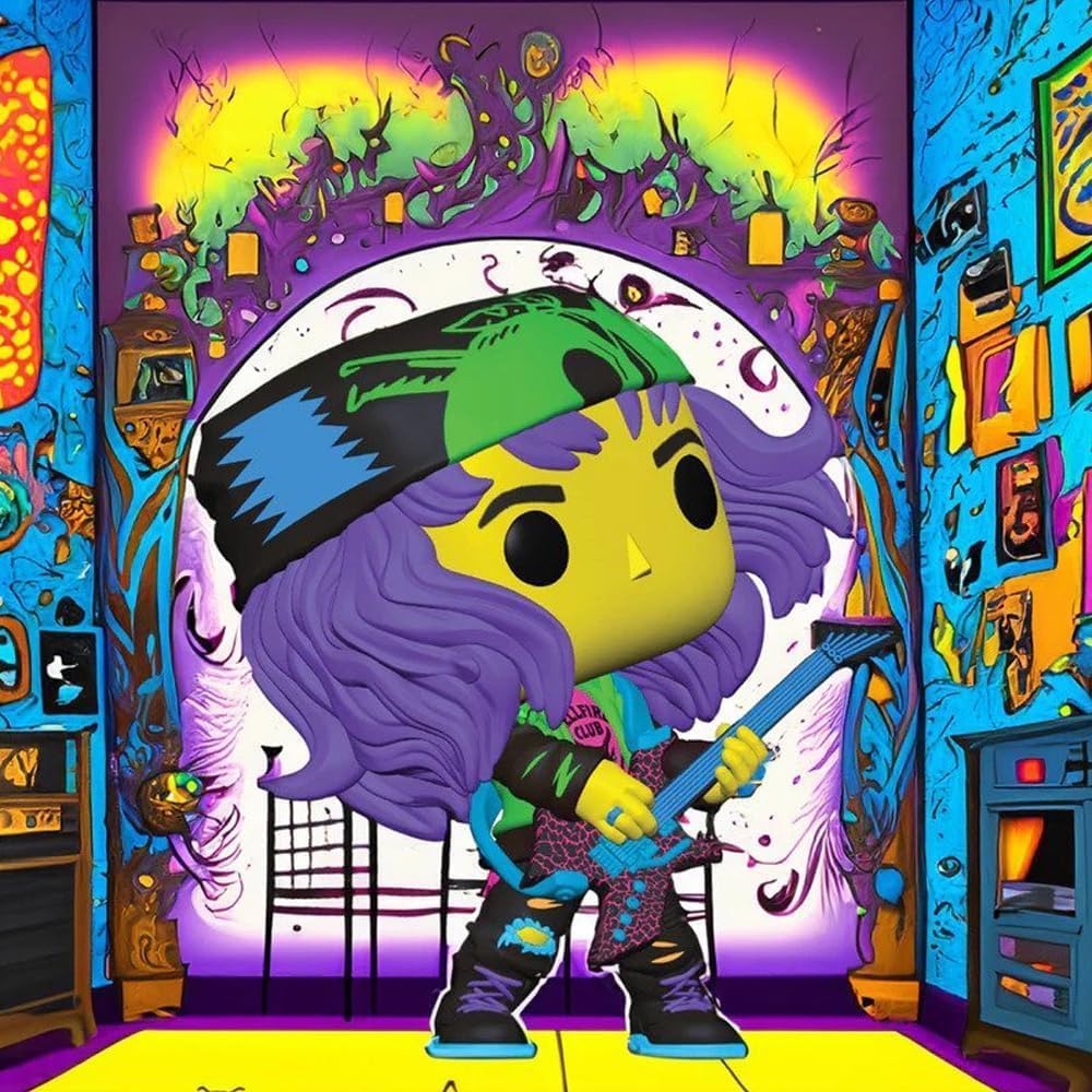 Funko Pop! Stranger Things - Eddie with Guitar Blacklight (Special Edition) - Image 2