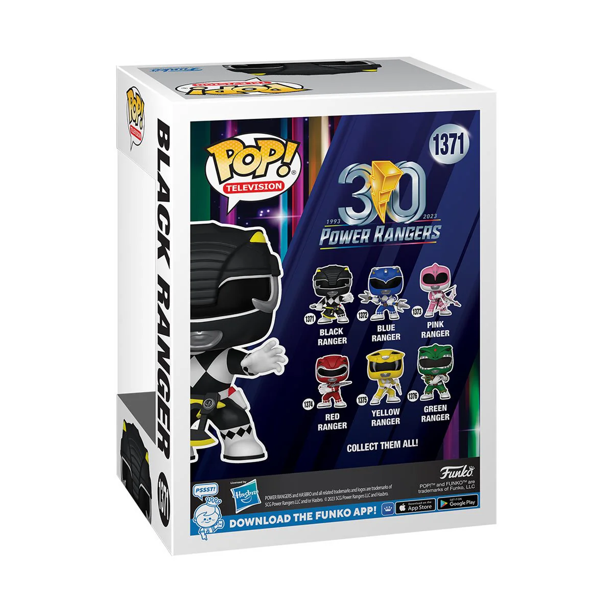 FUNKO POP! TELEVISION: Mighty Morphin Power Rangers 30th - Black Ranger - Image 3