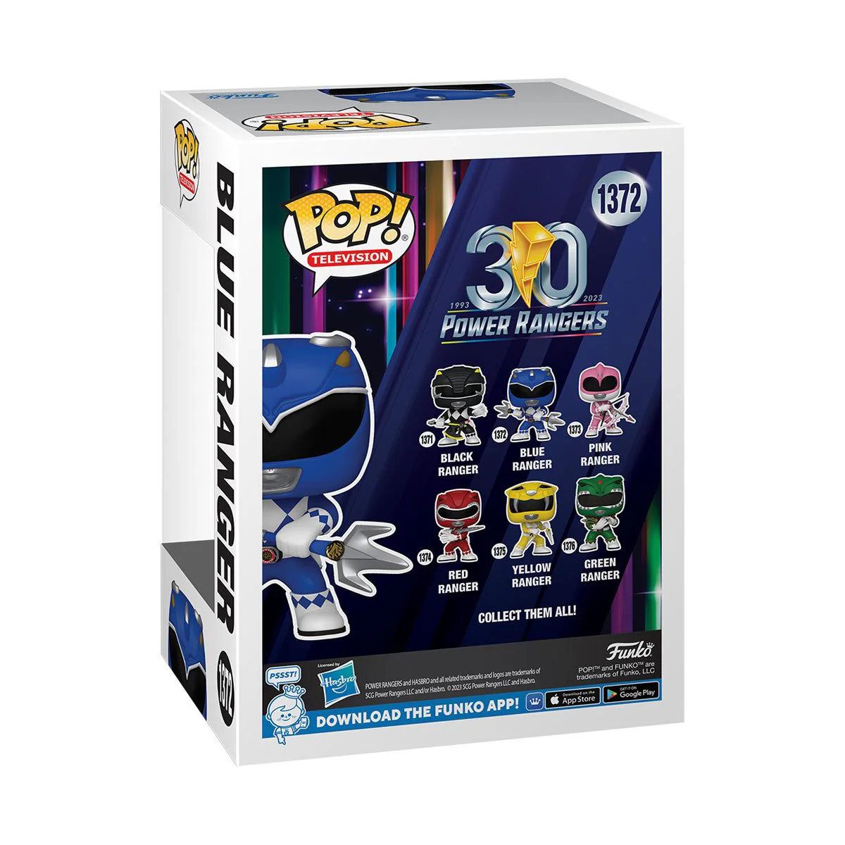FUNKO POP! TELEVISION: Mighty Morphin Power Rangers 30th - Blue Ranger - Image 3