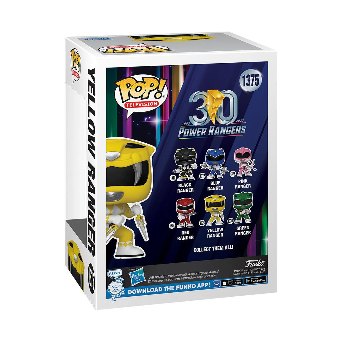 FUNKO POP! TELEVISION: Mighty Morphin Power Rangers 30th - Yellow Ranger - Image 3