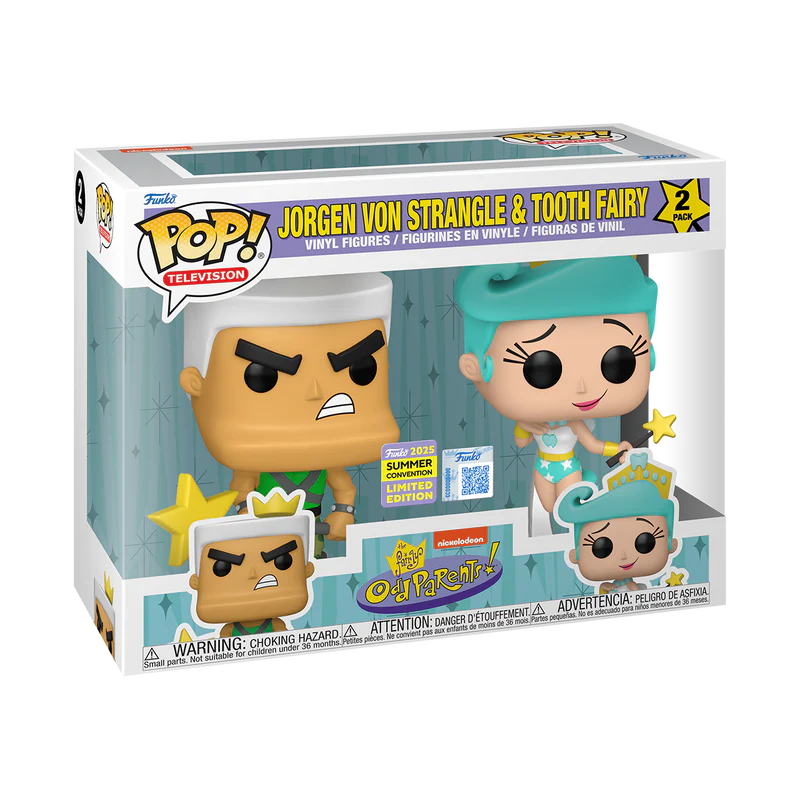 Funko Pop! The Fairly OddParents - Jorgen Von Strangle & Tooth Fairy (SDCC)