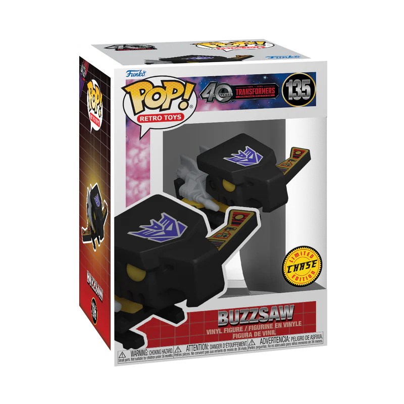 Funko Pop! Transformers Generation 1 - Buzzsaw CHASE
