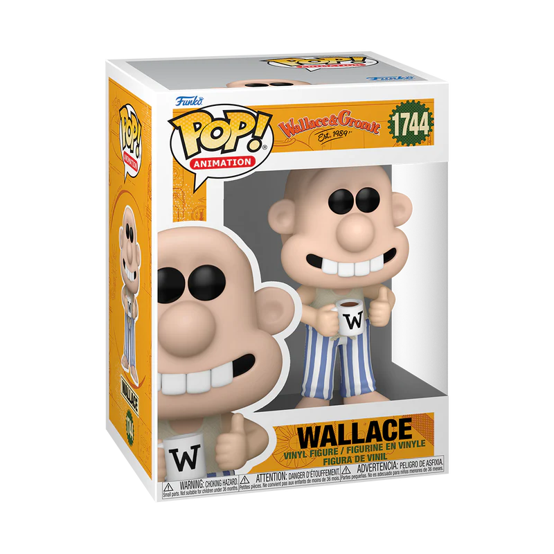 Funko Pop!  Wallace and Gromit - Wallace in Pajamas