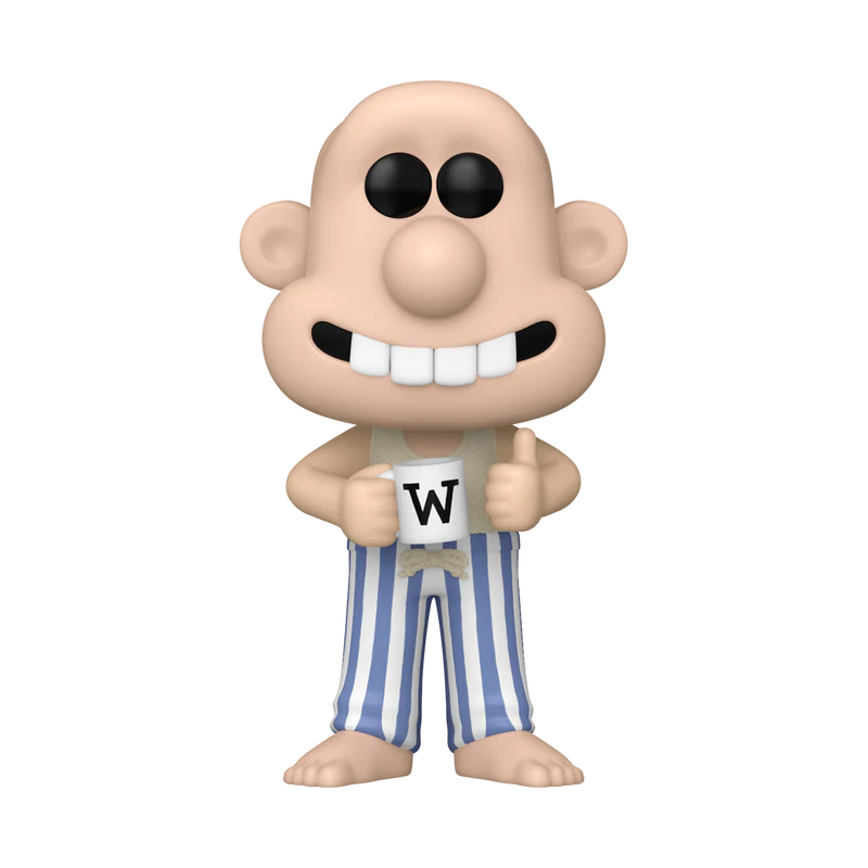 Funko Pop!  Wallace and Gromit - Wallace in Pajamas - Image 2