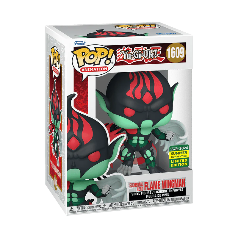 Funko Pop! Yu-Gi-Oh - Elemental Hero Flame Wingman (SDCC)