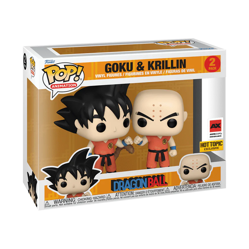 Funko Pop! Dragon Ball - Goku And Krillin (Hot Topic) 2-Pack