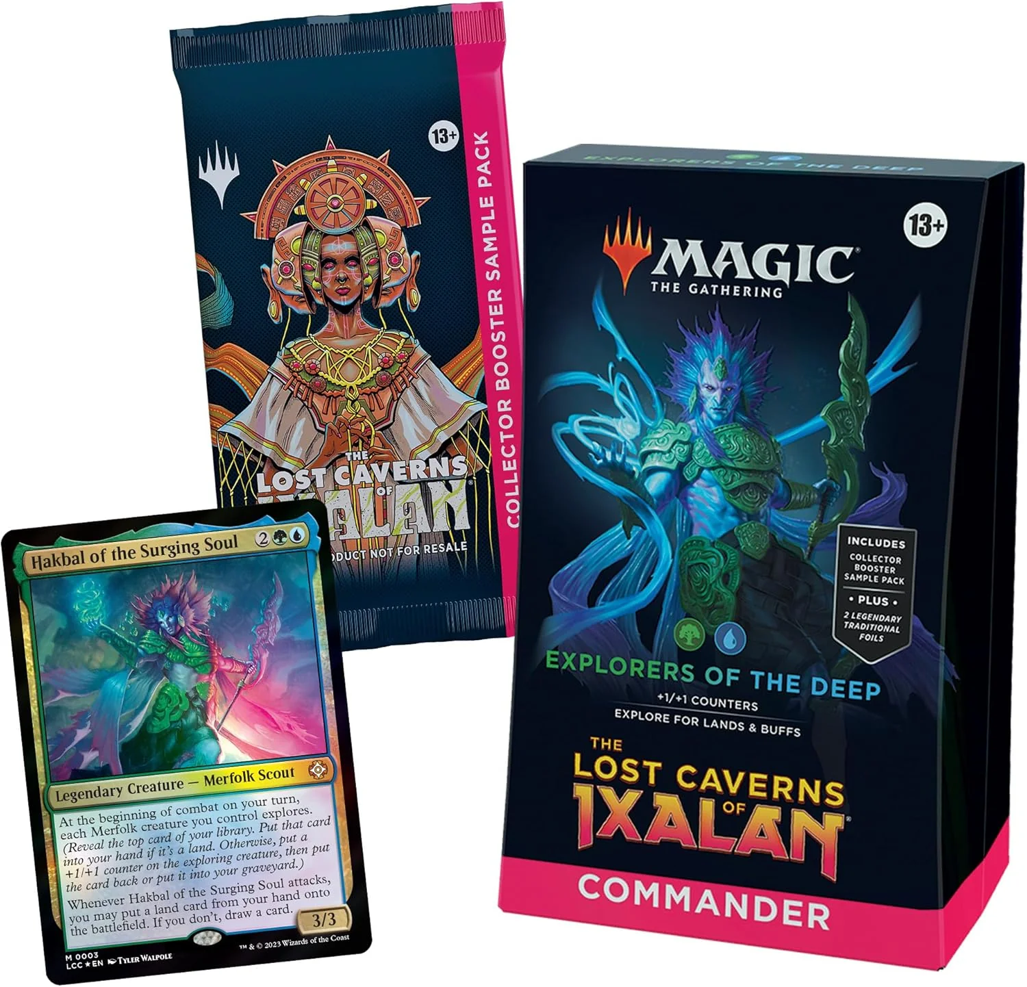 MTG TCG: The Lost Caverns of Ixalan Commander Deck - Explorers of the Deep - Image 2