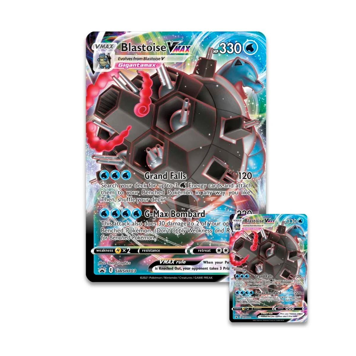 Pokémon TCG: Blastoise VMAX Battle Box - Image 2
