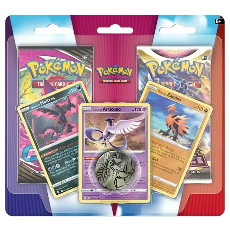 Pokémon TCG: Enhanced 2-Pack Blister [Galarian Articuno, Galarian Zapdos, & Galarian Moltres]