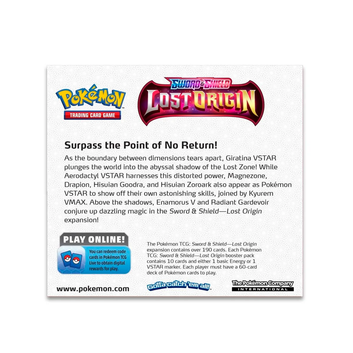 Pokémon TCG: Sword & Shield-Lost Origin Booster Display Box (36 Packs) - Image 3