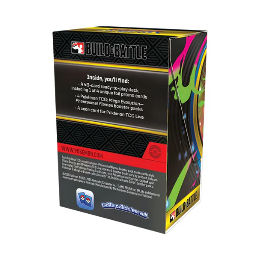 Pokémon TCG: Mega Evolution 02 Phantasmal Flames - Build & Battle Box - Image 2