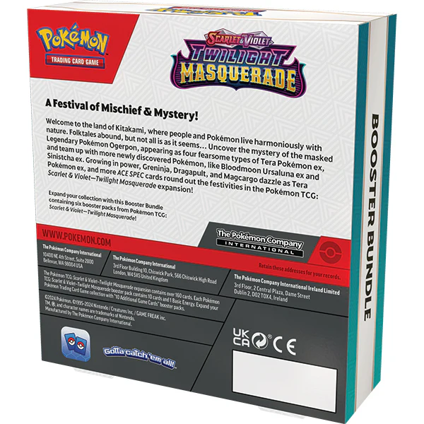Pokémon TCG: Scarlet & Violet 06 Twilight Masquerade- Booster Bundle - Image 3
