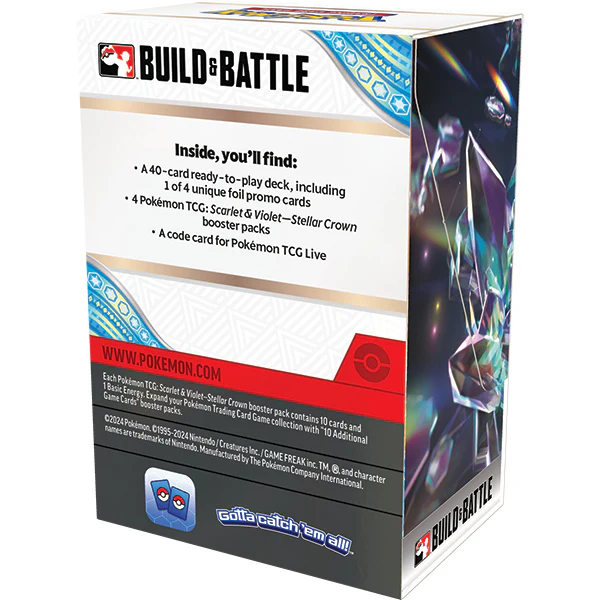 Pokémon TCG: Scarlet & Violet 07 Stellar Crown- Build & Battle Box - Image 2