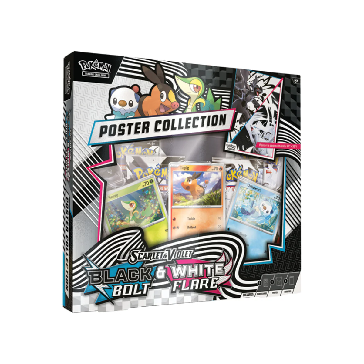 Pokémon TCG: Scarlet & Violet 10.5 Black Bolt/White Flare- Unova Poster Collection