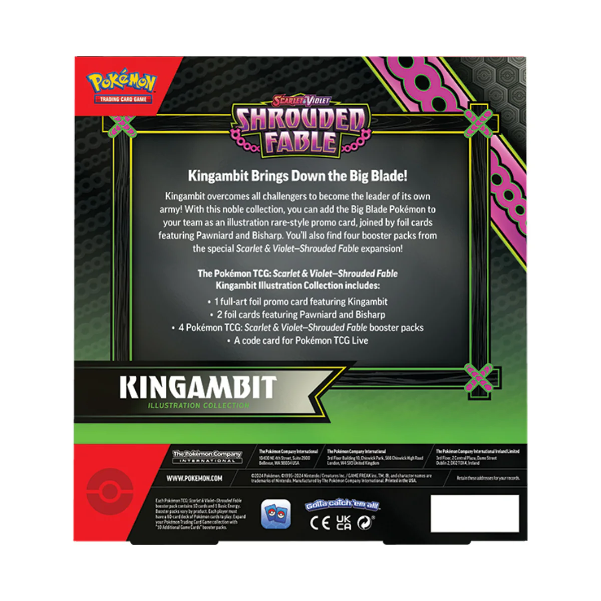Pokémon TCG: Scarlet & Violet 6.5 Shrouded Fable - Kingambit Illustration Collection - Image 2