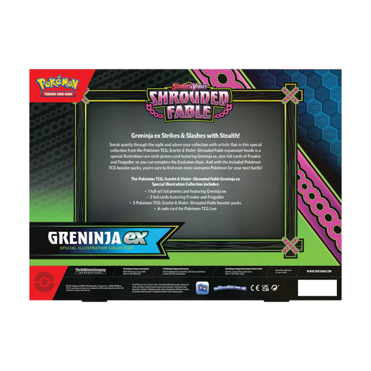 Pokémon TCG: Scarlet & Violet 6.5 Shrouded Fable- Special Illustration Collection Greninja EX - Image 2