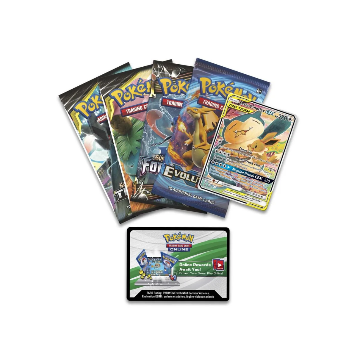 Pokémon TCG: Tag Team Tin (Eevee & Snorlax GX) - Image 2