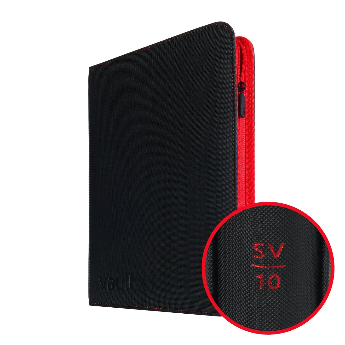 Vault X - 9-Pocket Exo-Tec® Zip Binder Scarlet and Violet - Image 10