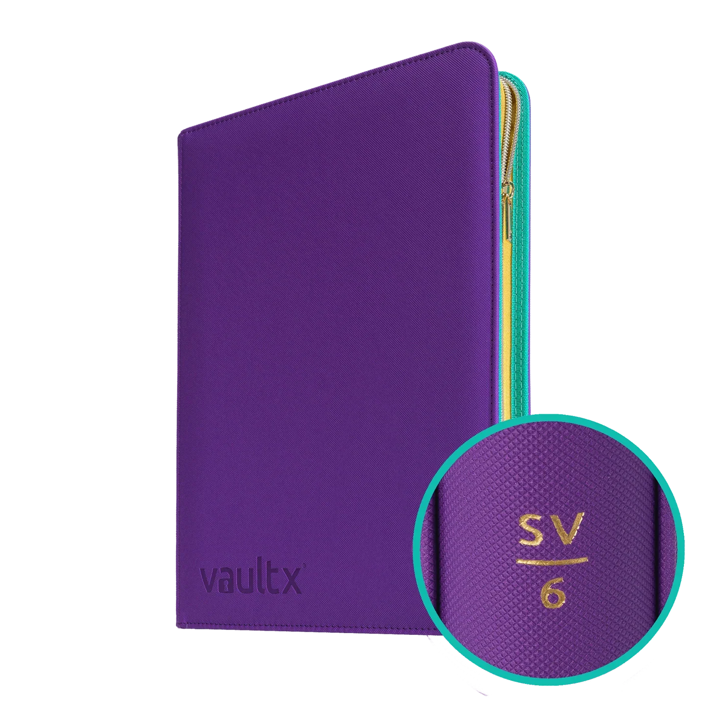 Vault X - 9-Pocket Exo-Tec® Zip Binder Scarlet and Violet - Image 6