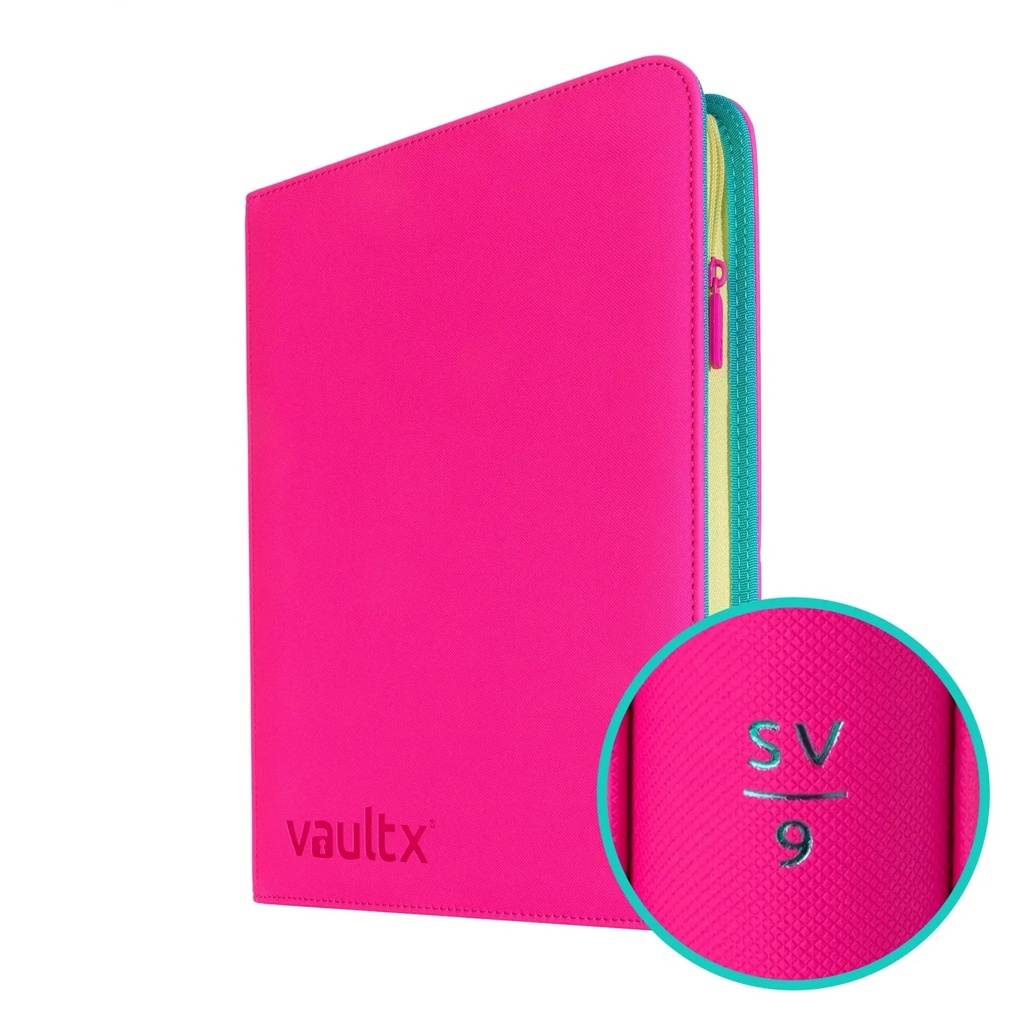 Vault X - 9-Pocket Exo-Tec® Zip Binder Scarlet and Violet - Image 9